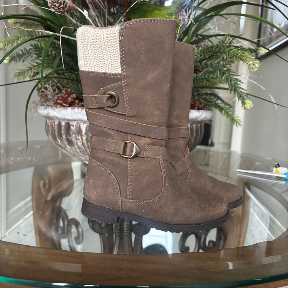 Brown toddler girl Rachel Zoe Boots size 9